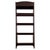 Wood Antique English Mahogany Open Bookcase, 1900s For Sale - Image 7 of 11