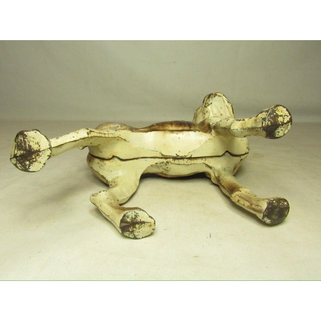 1920s Cast Iron Hubley Boston Terrier Doorstop For Sale - Image 5 of 15