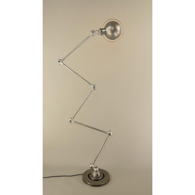 Metal Vintage Five-Armed Floor Lamp by Jean Louise Domecq for Jielde, France, 1950s For Sale - Image 7 of 18