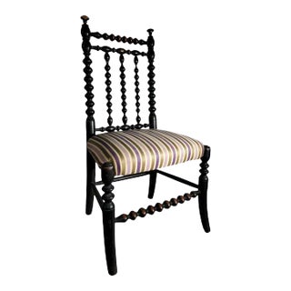 19Thc Original Painted Spindle Child's Chair For Sale