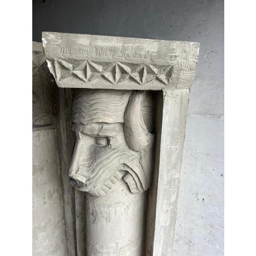 Sculpture Materials Sculptural Plaster Columns from Walter De Buck, Set of 2 For Sale - Image 7 of 12