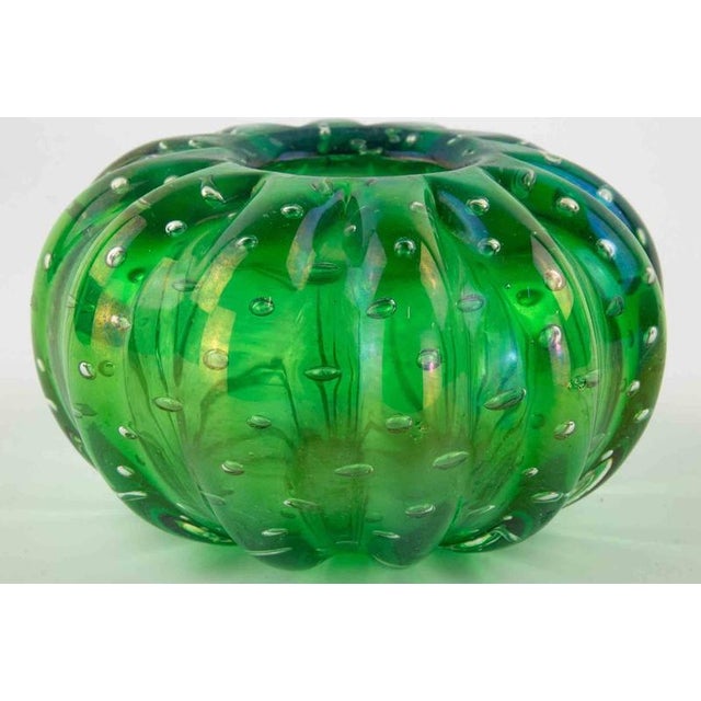 Vintage Green Murano Glass Bowl, Italy, 1970s For Sale - Image 4 of 5