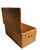 Vintage Grass Mat and Bamboo Storage Trunk For Sale - Image 4 of 9