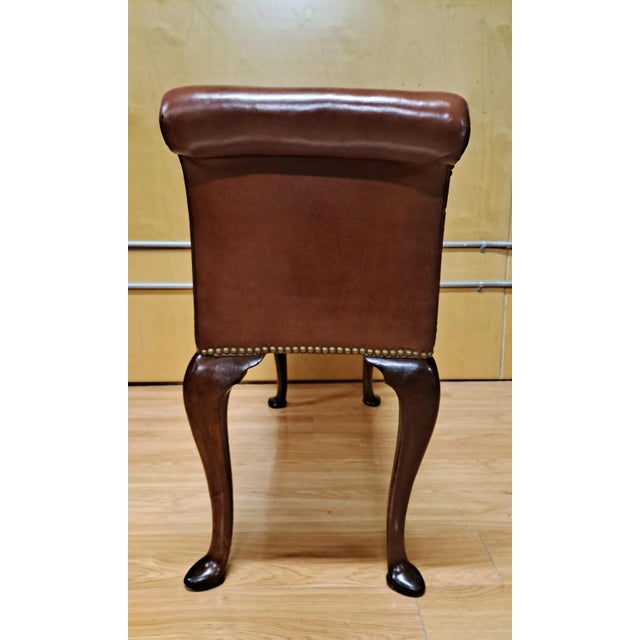 18th Century 18th Century George III Mahogany Window Seat For Sale - Image 5 of 10