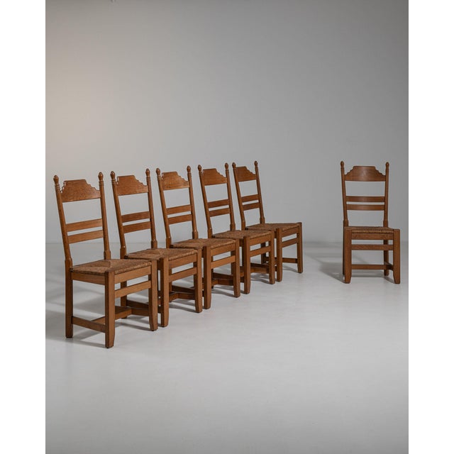 19th Century France Amber Wood Dining Chair For Sale - Image 4 of 11