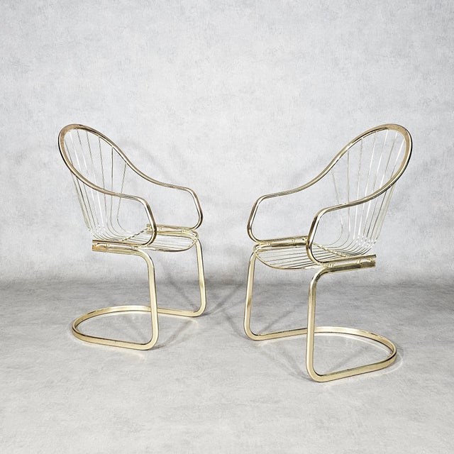 Gastone Rinaldi Set of Dining Chairs by Gastone Rinaldi for Rima For Sale - Image 4 of 5