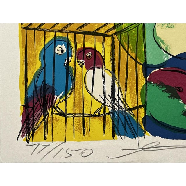 Walasse Ting, Composition, Lithograph, 1985 For Sale - Image 4 of 7