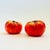 Mid-Century Modern Mid Century Ceramic Tomato Salt and Pepper Shakers, Japan 1960s For Sale - Image 3 of 12