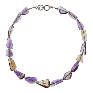 Ajd 18 Inch Free Form Ametrine Necklace