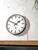 Metal Large Station Wall Clock from Telenorma, Germany, 1950s For Sale - Image 7 of 15