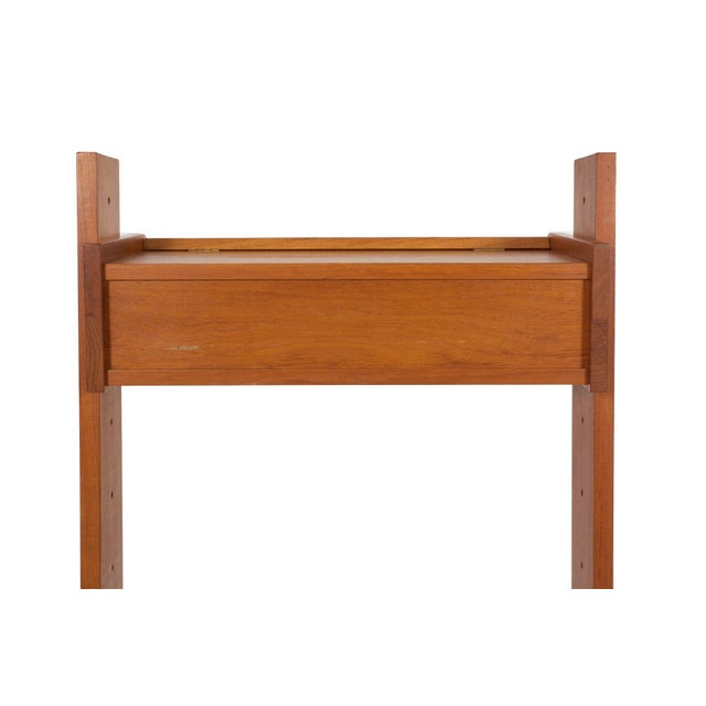 Danish Modern Teak Adjustable-Height Desk and Chair, Circa 1960s For Sale - Image 11 of 18