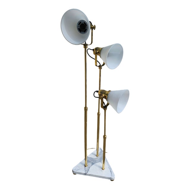 Brass Floor Lamp, 1970s For Sale