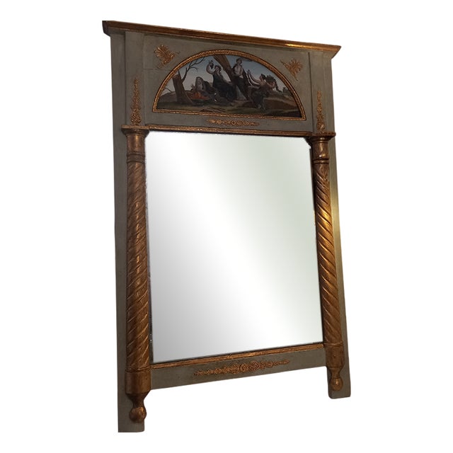 Directoire Bedroom Mirror Overmantel, 1790 For Sale