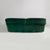 Vico Magistretti Italian Modern Raffle Green Velvet Sofa by Vico Magistretti for De Padova, 1990s For Sale - Image 4 of 18