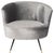 Velvet Retro Mid Century Accent Chair in Grey For Sale - Image 10 of 10