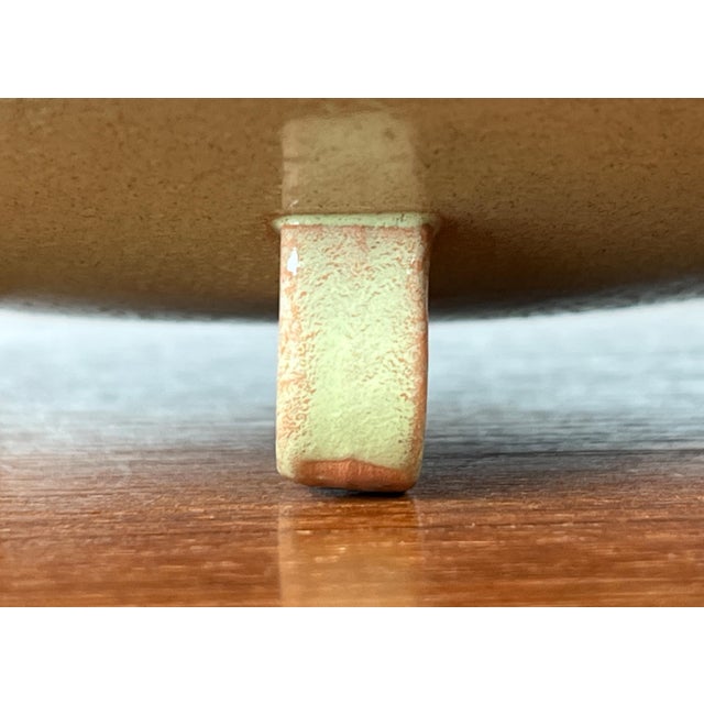 Mid-Century German Tripod Ceramic Bowl from Wächtersbach, 1960s For Sale - Image 13 of 18