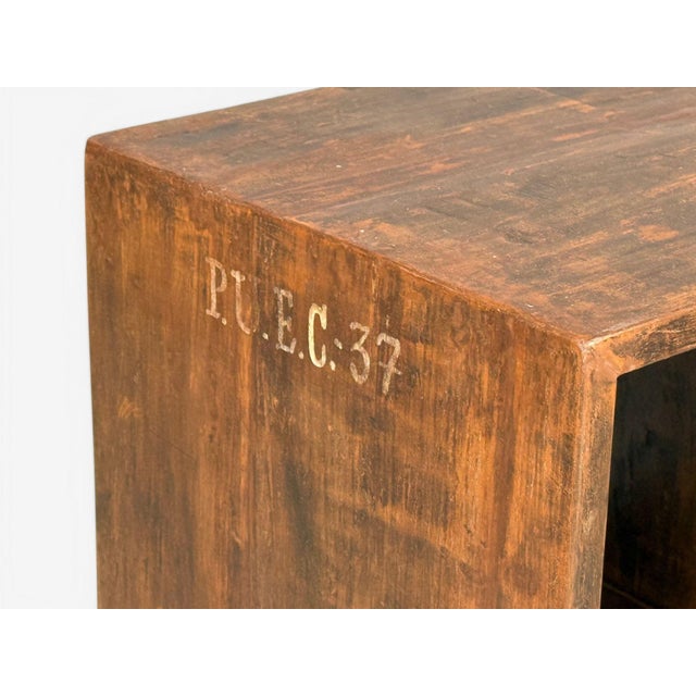 Pierre Jeanneret, 5-Hole File Rack or Bookcase, Teak, Chandigarh, 1960s For Sale - Image 4 of 8