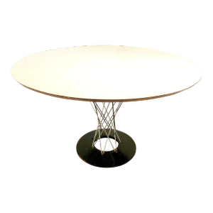 Vintage Mid-Century Modern Isamu Noguchi Cyclone Dining Pedestal Table 47.5"