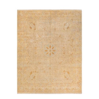 Mogul, One-of-a-Kind Hand-Knotted Area Rug - Ivory, 8' 3" x 10' 7" For Sale