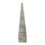 Vintage Neoclassical French Style Cut Crystal Stepped Pagoda Obelisk Sculpture - 17" For Sale