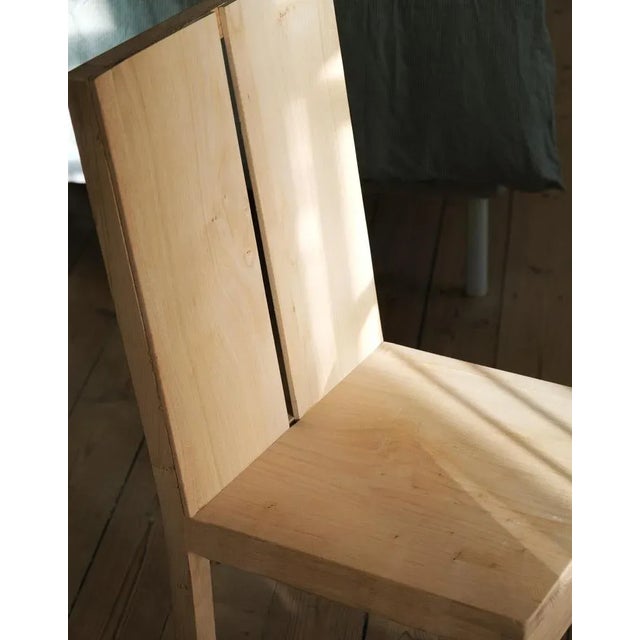 Stripe Chair by Derya Arpac, Set of 4 For Sale - Image 6 of 7