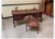 Wood Antique Desk in Oak, 1910 For Sale - Image 7 of 13