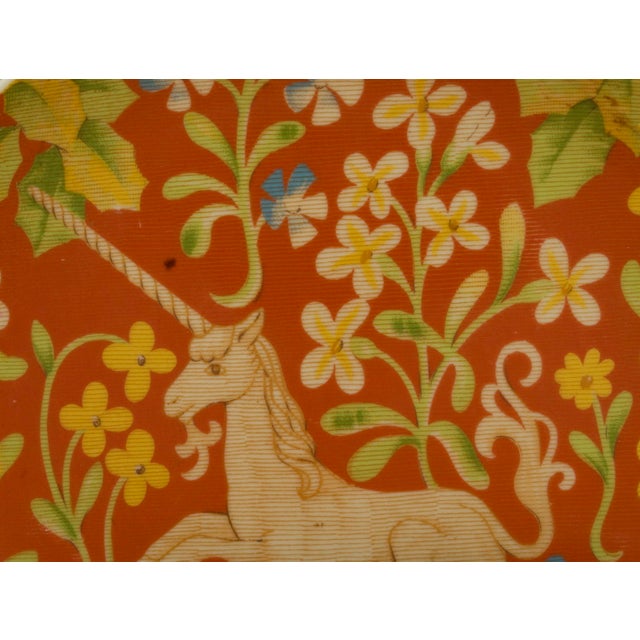 Seymour Mann Mid 20th Century Set of 11 Flemish Tapestry Animal Decorative Plates by Seymour Mann, Medieval Revival For Sale - Image 4 of 5