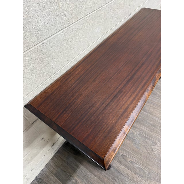Spanish Revival Vintage Tudor or Spanish Revival Style Sofa Table Console Table Hall Table For Sale - Image 3 of 14