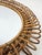 Wood Mid-Century Rattan Wall Mirror in style of Franco Albini, Italy, 1960s For Sale - Image 7 of 10