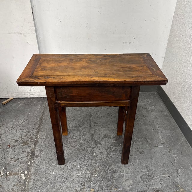 Late 19th Century Chinese Elmwood Altar Table, 19th Century For Sale - Image 5 of 12