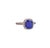Natural Sapphire Diamond Ring Size 7 14k White Gold 2.51 Certified For Sale - Image 9 of 10