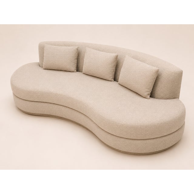 Wood Bellara Sofa with Rounded Edges, 2010s For Sale - Image 7 of 7