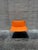 Mid 20th Century Vintage MCM Wool & Chrome Lounge Chair For Sale - Image 5 of 6
