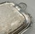 Vintage English Ornate Engraved Metal Twin Handle Tray For Sale - Image 14 of 18