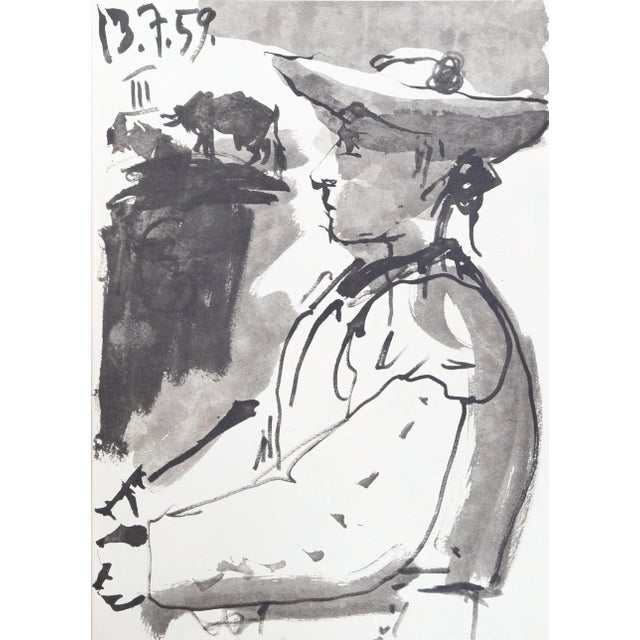 1980s "Toros y Toreros 20a" Lithograph After Pablo Picasso For Sale