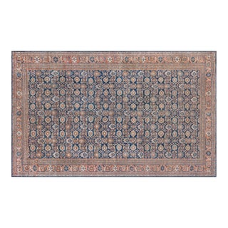 Authentic 19th Century Persian Sultanabad Handmade Wool Rug For Sale