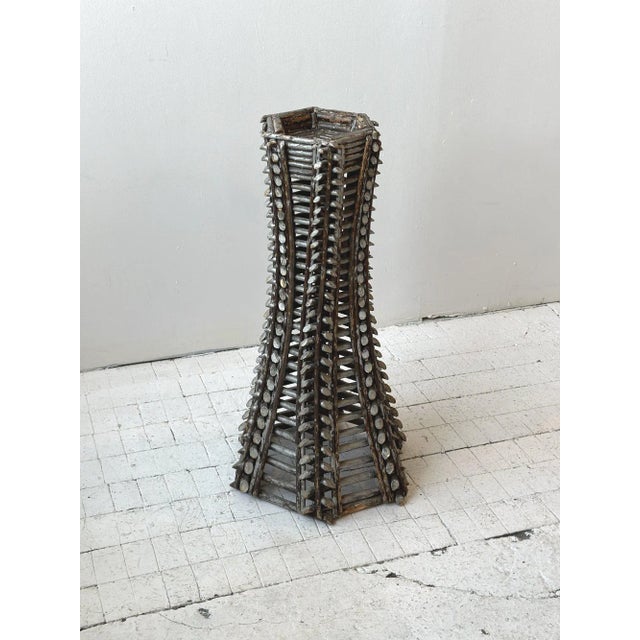 1930s Antique Folk Art Adirondack Twig Stand, Circa 1930s For Sale - Image 5 of 12