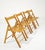 Vintage Vienna Straw and Wood Folding Chairs, Italy, 1970s, Set of 4 For Sale - Image 18 of 18