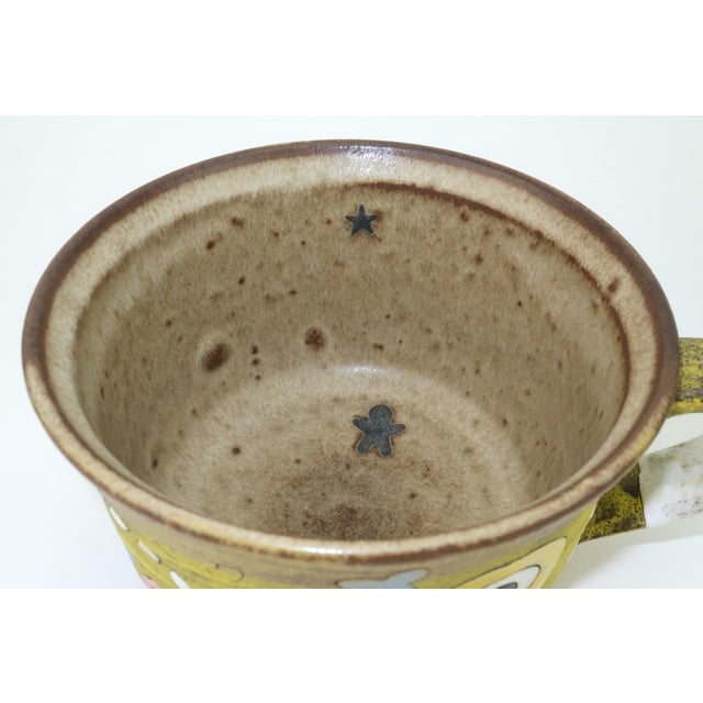 Masa Sasaki Japanese Art Pottery Mugs Cups, a Pair For Sale - Image 9 of 15