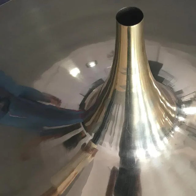 Metal Ting Tong Small Matte White Ceiling Lamp by Jean Pascal Levy-Trumet For Sale - Image 7 of 8