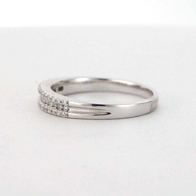 14k Gold Ring With 0.3 Carat Diamonds Size 7 Resizable For Sale - Image 13 of 18