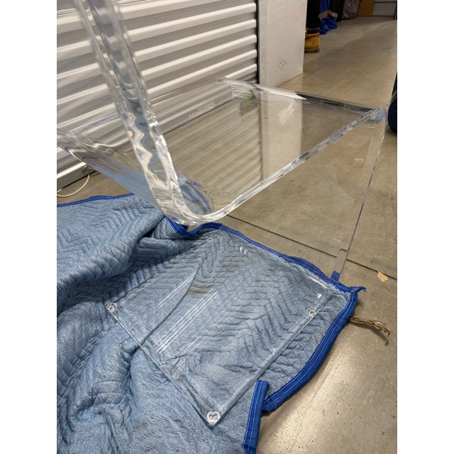 Mid-Century Acrylic "Z" or "Ghost" Chairs - Pairs of 2 For Sale - Image 14 of 15