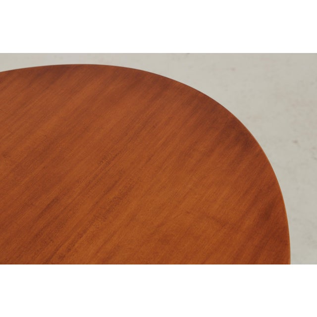 1980s Eldred Wheeler Cherry Oval Occasional Table For Sale - Image 5 of 13