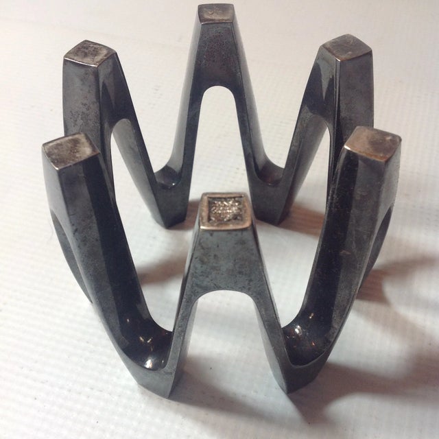 Jens Quistgaard Jens Quistgaard Dansk Danish Modern Candlestick For Sale - Image 4 of 5