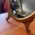 Gold 1920s Art Deco Gilded Gold Footed Vanity Mirror For Sale - Image 8 of 9