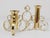 Brass and Crystal Candleholder by Palwa Gaetano, 1970s For Sale - Image 10 of 12