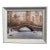 Miriam “Mimi” Nelson “Stone Bridge” Signed Winter Landscape Oil Painting For Sale
