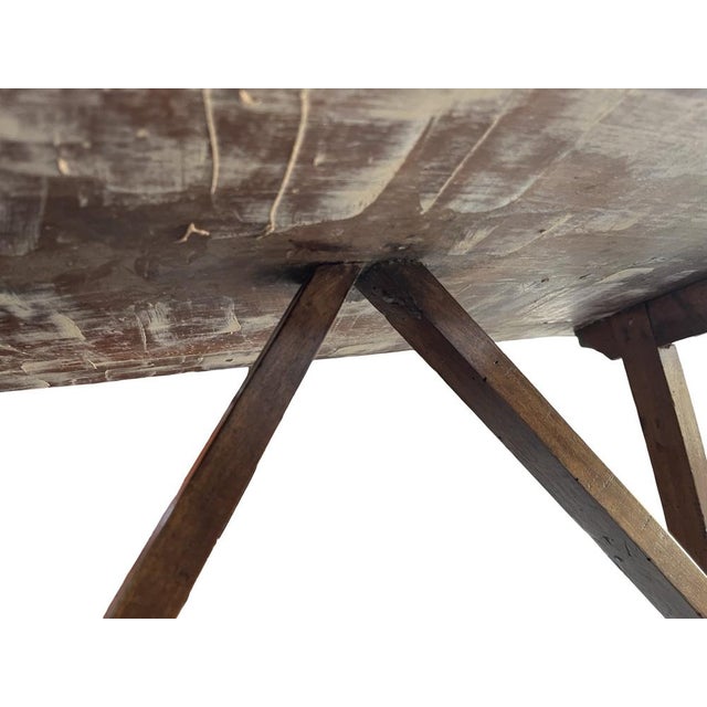 Brown Antique Italian Capretta Side Table, 1800s For Sale - Image 8 of 13