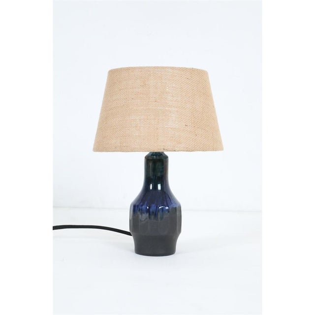 Mid-Century Modern Danish Ceramic Table Lamp by Ernst Nielsen, Faxe, 1960s For Sale - Image 13 of 13