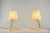 Mid-Century Modern Table Lamps with Fabric Shades by Rupert Nikoll, Vienna, 1950s, Set of 2 For Sale - Image 3 of 12